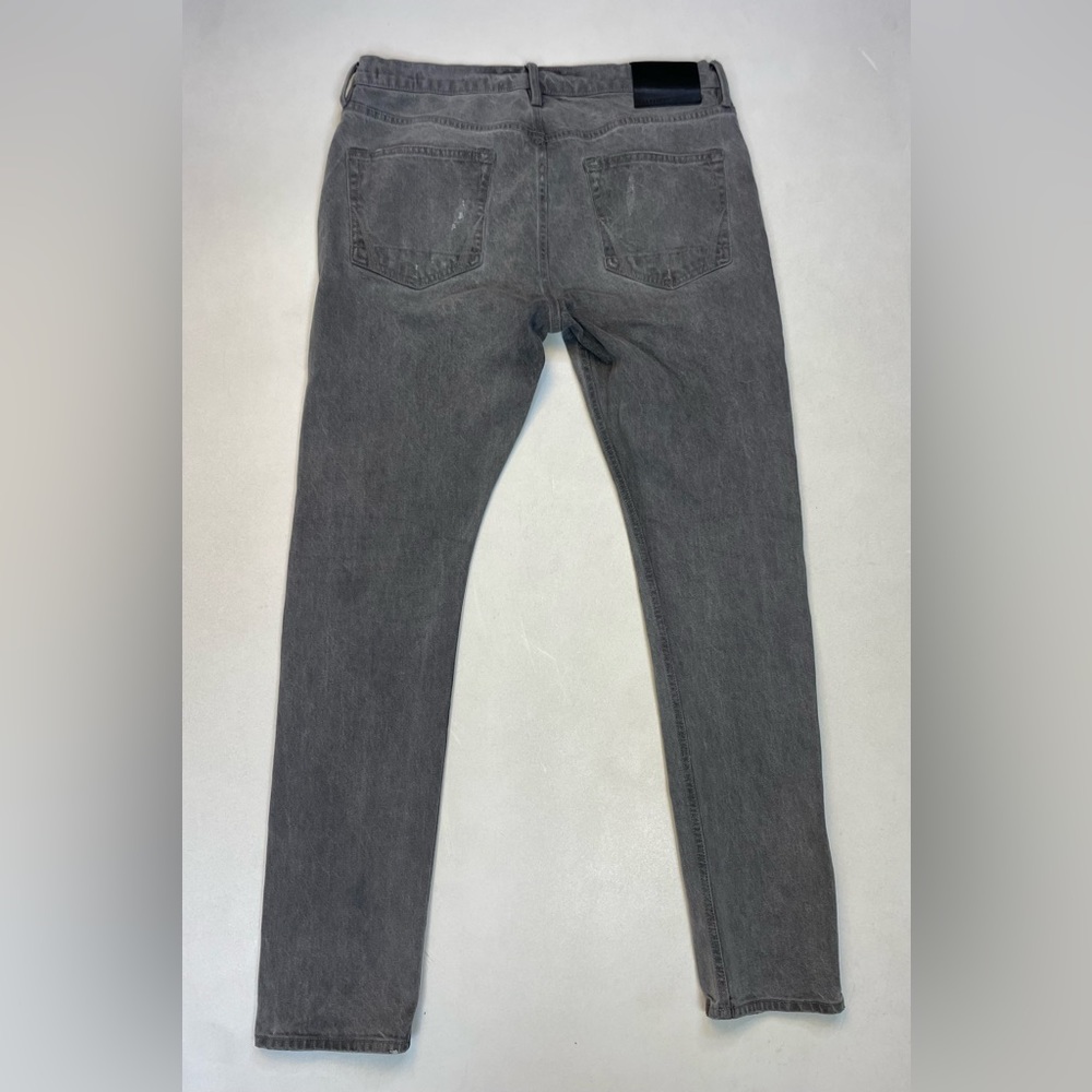 ALLSAINTS Rex Denim Jeans Men Size 32 x 32 Gray Distressed - Picture 5 of 12